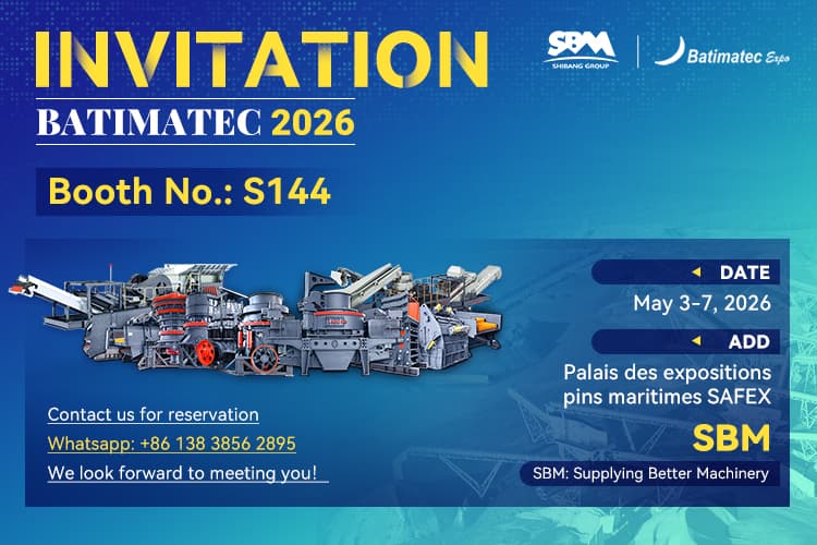 تبقى 3 أيام! انضم إلى SBM في معرض BATIMATEC 2026